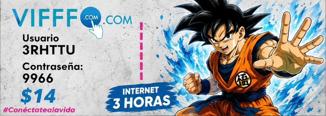 Ficha Internet 3 Horas